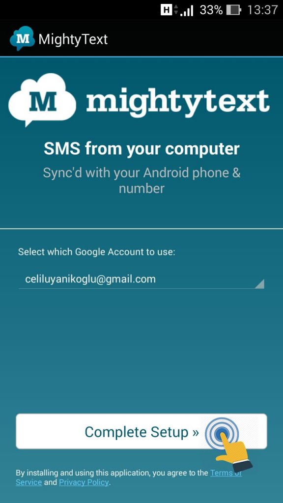 MightyText Nedir? Nasıl Kullanılır? - Bilgisayardan SMS android_mightytext_1