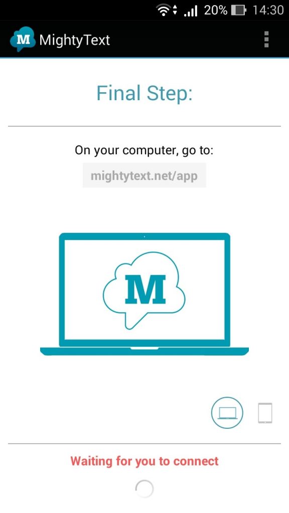 MightyText Nedir? Nasıl Kullanılır? - Bilgisayardan SMS android_mightytext_1b