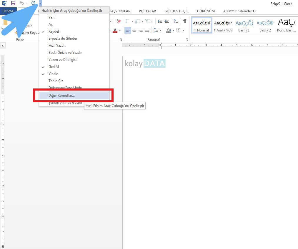 Word de Bütün Belgeleri Kaydetmek ve Kapatmak word_tumunu_1