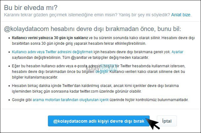 Twitter Hesap Silme Twitter Hesap Silme 4