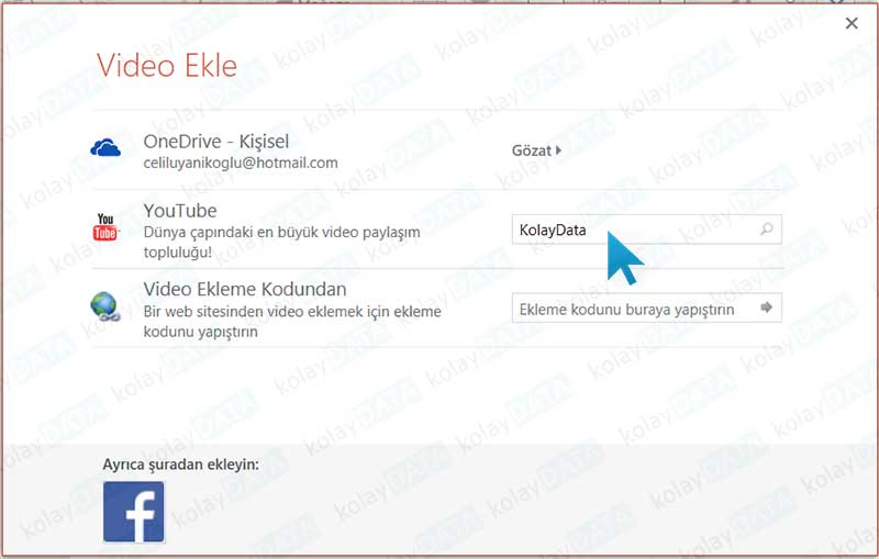 Powerpoint Sunumuna Youtube’dan Video Eklemek Powerpoint Sunumuna Youtube’dan Video Eklemek