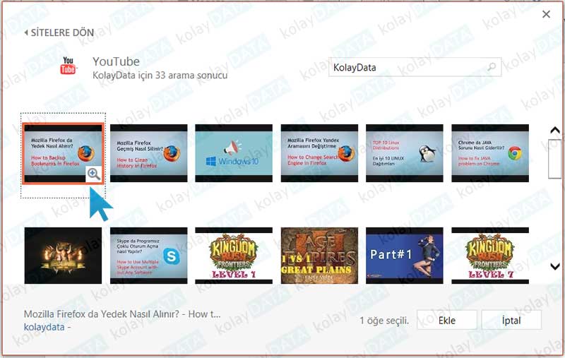 Powerpoint Sunumuna Youtube’dan Video Eklemek Powerpoint Sunumuna Youtube’dan Video Eklemek