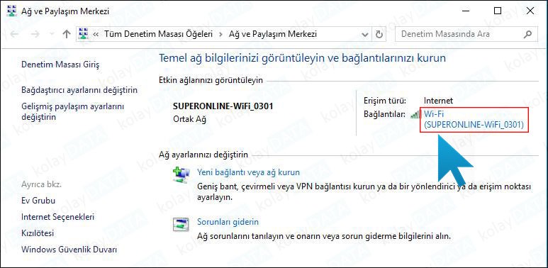 Unutulan Wi-Fi Şifresini Bulma