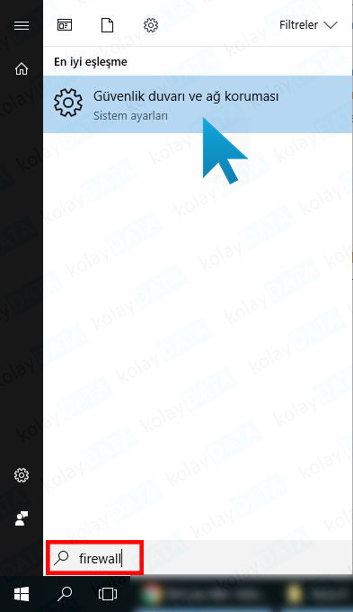 Windows Güvenlik Duvarında Programa İzin Vermek / Vermemek Programa izin Vermek Vermemek