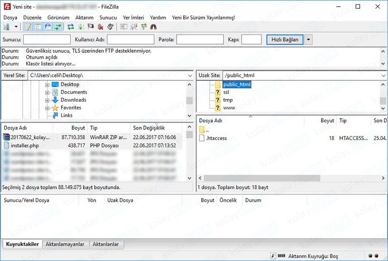 Wordpress Site Taşıma - En Kolay ve Hatasız Yöntem Wordpress Site Taşıma