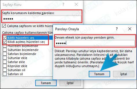 EXCEL'de Formülleri Gizleme