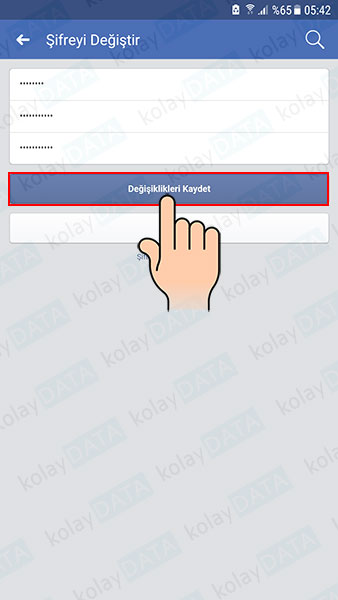 Facebok Şifre Değiştirme (Bilgisayar ve Telefonda) telefonda Facebook Şifre Değiştirme