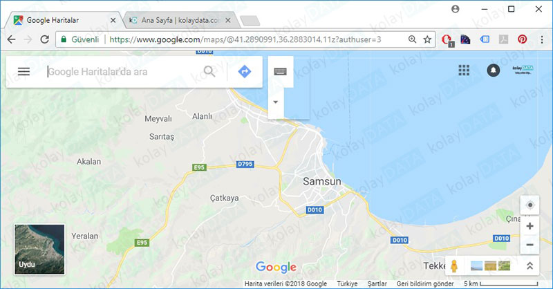 Google map hata