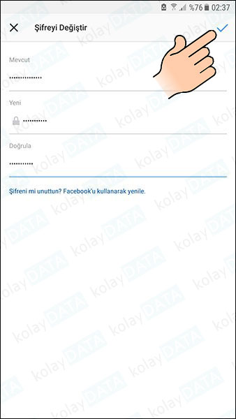 Instagram Şifre Değiştirme (Bilgisayar ve Telefonda) Telefonda Instagram Şifre Değiştirme