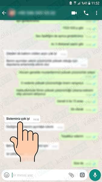 Whatsapp Mesaj Alıntılama
