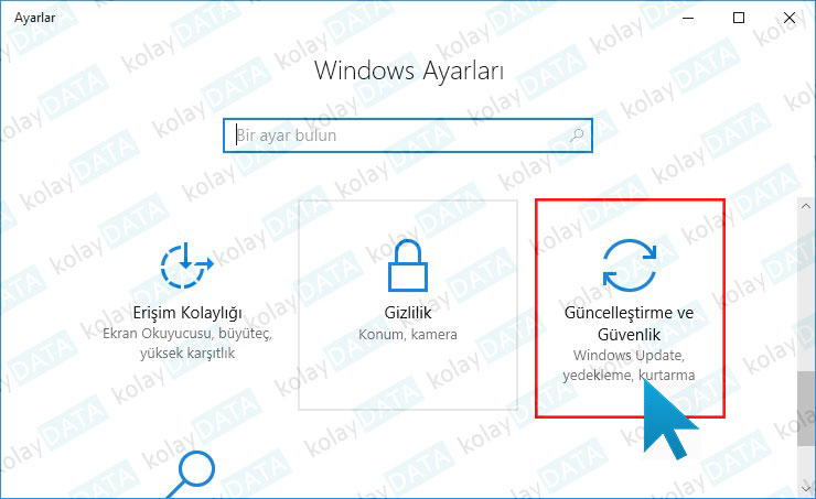 Windows Update İnternet Kullanımını Sınırlandırma
