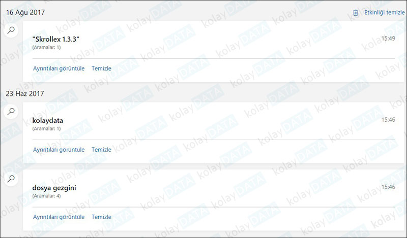 Bing Arama Geçmişi Nasıl Silinir