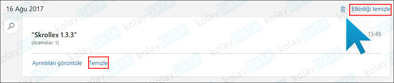 Bing Arama Geçmişi Nasıl Silinir