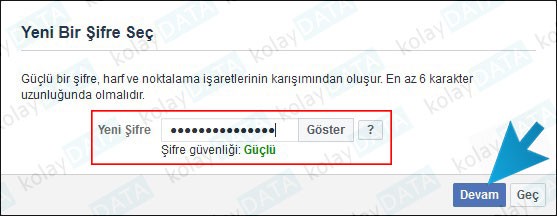 Facebook Şifremi Unuttum