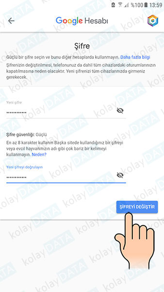 Google Şifre Değiştirme Nasıl Yapılır ? (Gmail Şifre Değiştirme) Gmail Şifre Değiştirme