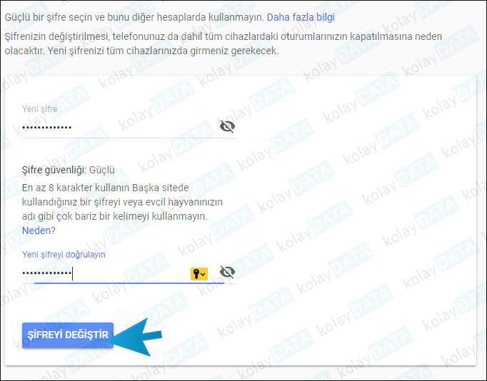 Google Şifre Değiştirme Nasıl Yapılır ? (Gmail Şifre Değiştirme) Google Şifre Değiştirme