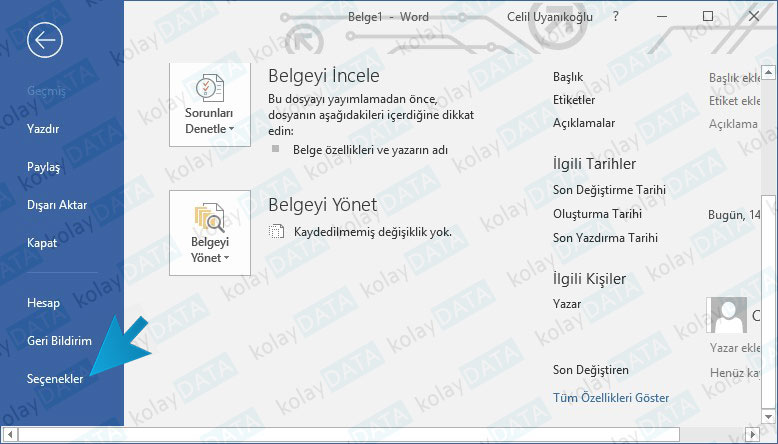 Word Belgesinde Linkleri Engellemek Word Belgesinde Linkleri Engellemek