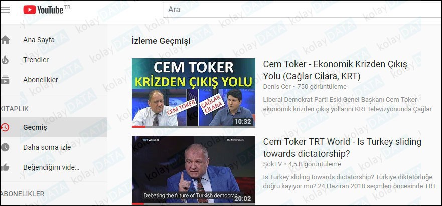 Youtube Arama ve İzleme Geçmişi Nasıl Silinir? Bilgisayar ve Telefonda Youtube Arama ve İzleme Geçmişi Nasıl Silinir