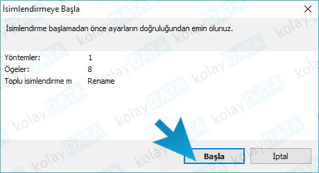 Advanced Renamer resimli anlatim