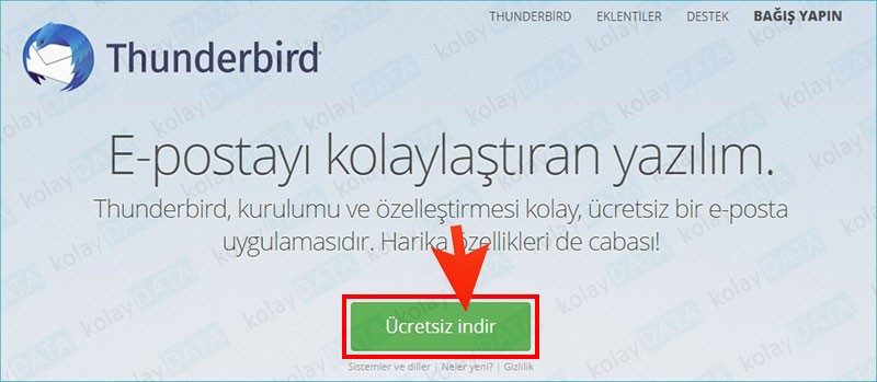En Hızlı E-Mail Programı - Mozilla Thunderbird Mozilla Thunderbird kurulumu nasil yapilir