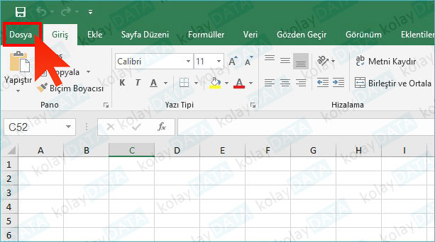 EXCEL'de Sayfaları Gizlemek