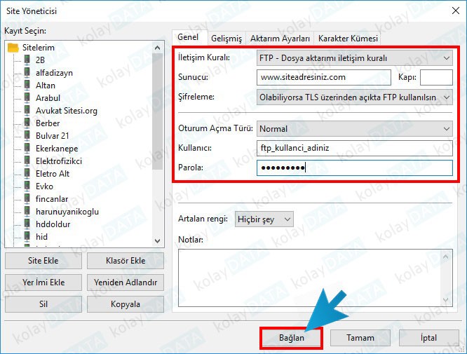 FTP Bağlantısı Nasıl Yapılır?