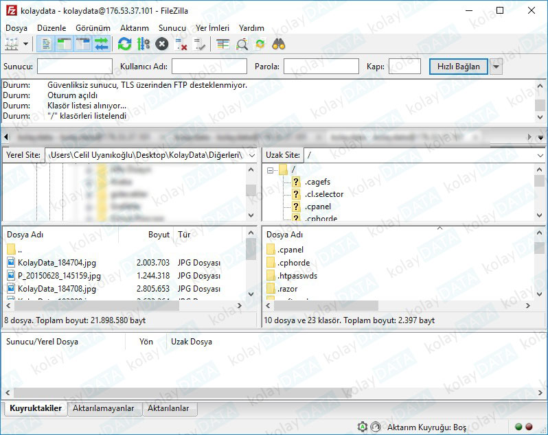 FTP Bağlantısı Nasıl Yapılır?