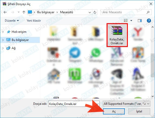 Rar veya Zip Şifre Kırma - Resimli Anlatım Rar veya Zip Şifre Kırma