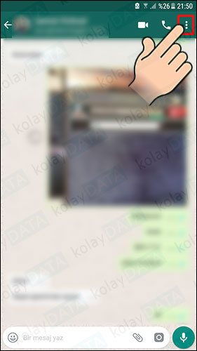 WhatsApp Kişi Engelleme