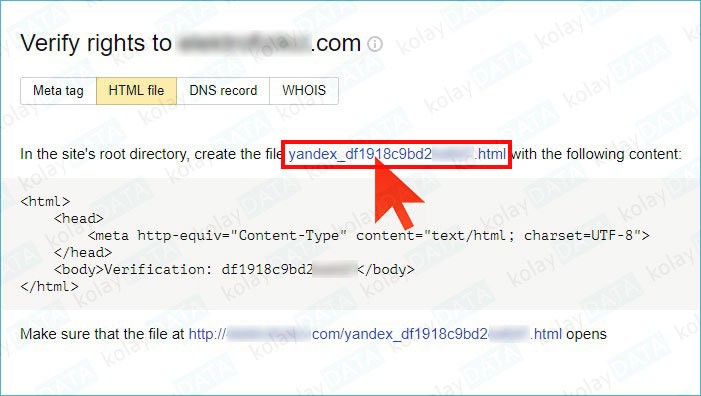 Yandex Webmaster'a Site Eklemek