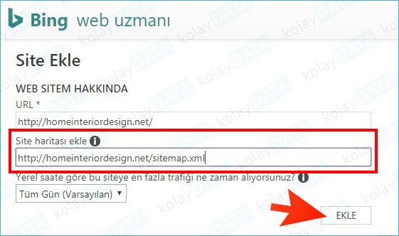 bing webmaster tools