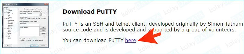 VPS Sunucusuna SSH Üzerinden PuTTY ile Bağlantı Kurma 