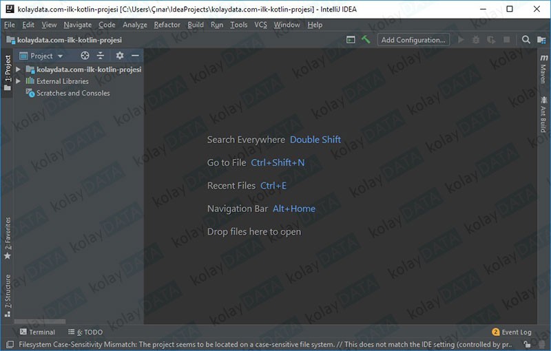 Kotlin Kurulumu (JDK ve IntelliJ IDEA) - Detaylı Rehber Kotlin Kurulumu (JDK ve IntelliJ IDEA) - Detaylı Rehber