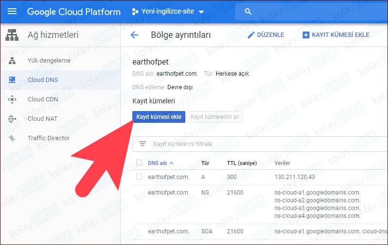 Google Cloud DNS Ayarı Nasıl Yapılır? Google Cloud DNS Ayarı