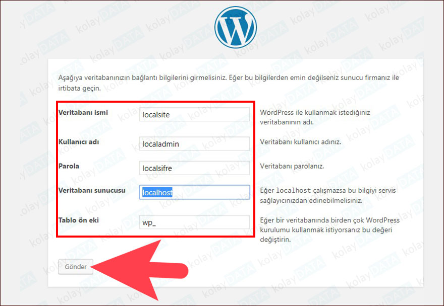 Localhost'a Wordpress Kurulumu